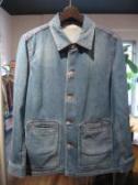 <back alley old boys> DENIM COVERALL