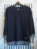 <back alley old boys> 8SLEEVE FOOTBALL TEE