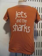 <インパクティスケリー>PRINT RINGER TEE -JETS AND THE SHARKS-