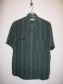 <back alley old boys> linen B/D stripe shirts
