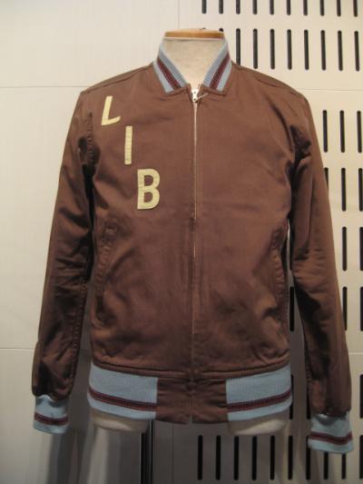 <back alley old boys> "LIB" cotton blouson