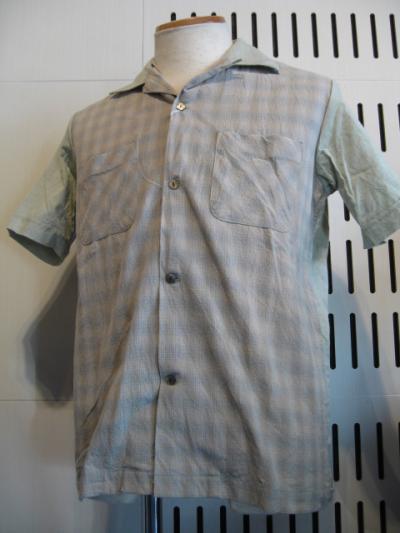 <インパクティスケリー>　PANEL OPEN-COLLAR S/S SH