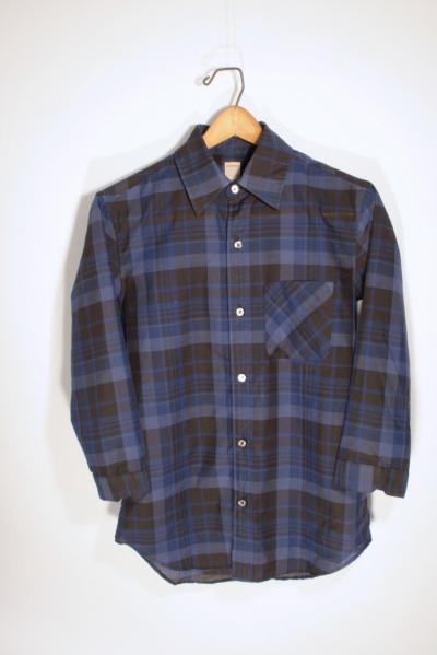 <seminead> 3/4 check shirt