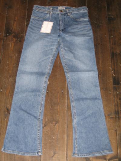 <back alley old boys>STRECH SHOECUT DENIM (STONE W
