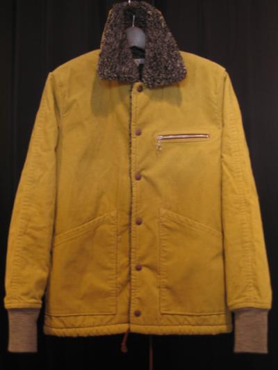 <back alley old boys> CORDUROY BOA JKT