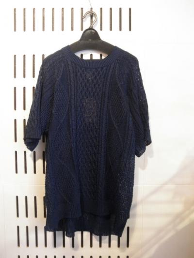 <seminead> CABLE KNIT TEE